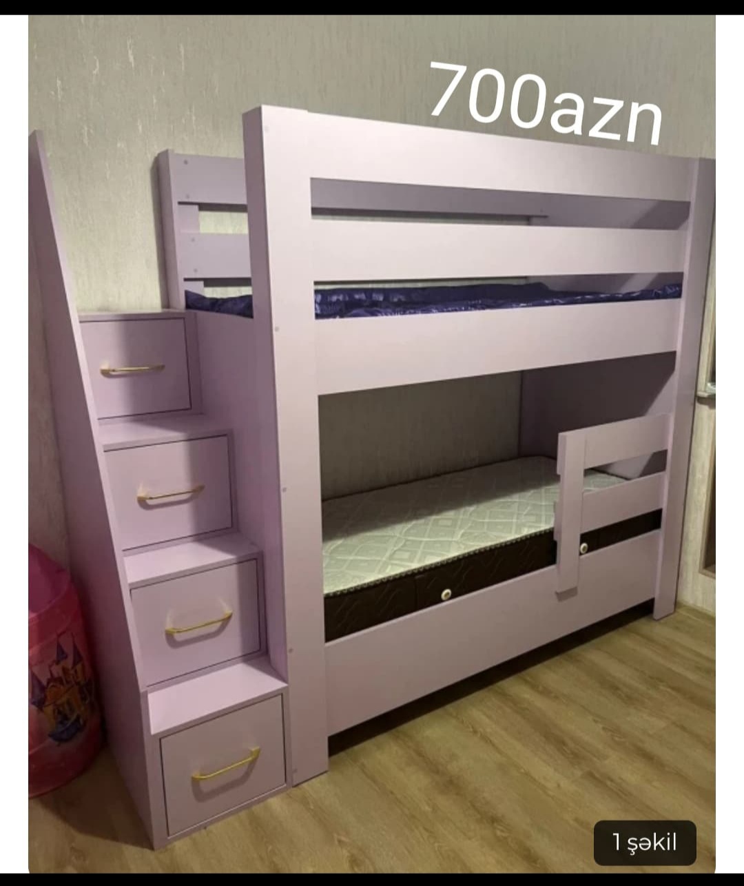 İkimərtəbəli çarpayı Sifarişlə hazırlanır Rəng seçimi var