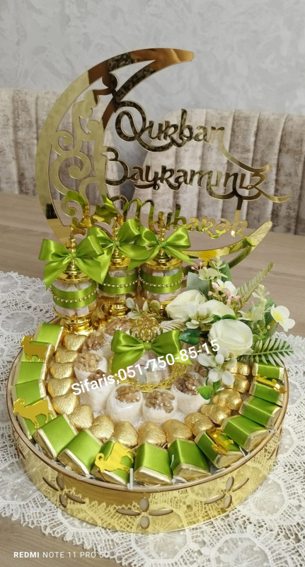 Qurban bayrami xoncalari sifarisle hazirlanir.Sifarisler