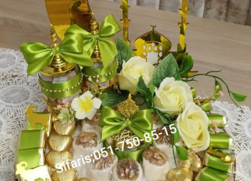 Qurban bayrami xoncalari sifarisle hazirlanir.Sifarisler