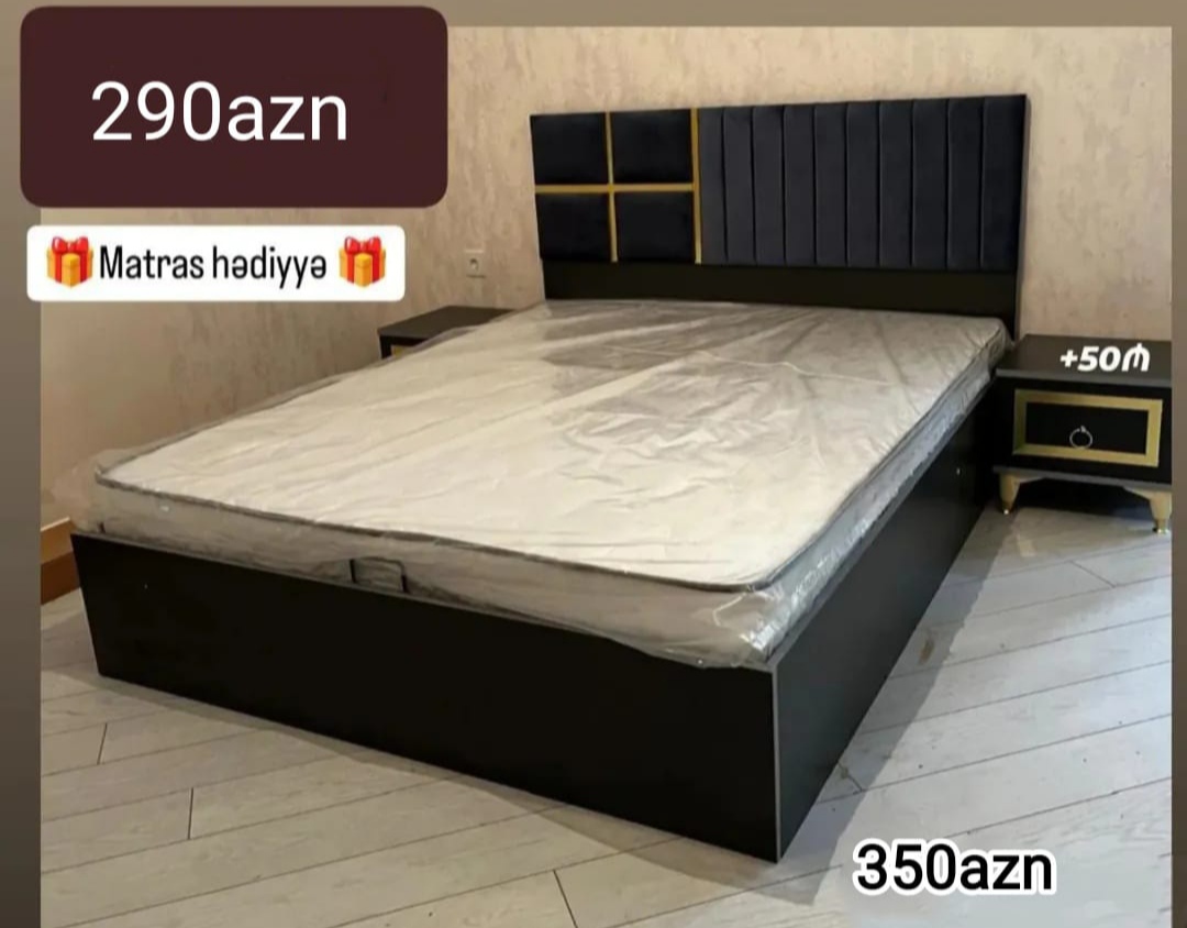 Taxt Sifarişlə hazırlanır Rəng seçimi var Ölçü 160/200sm