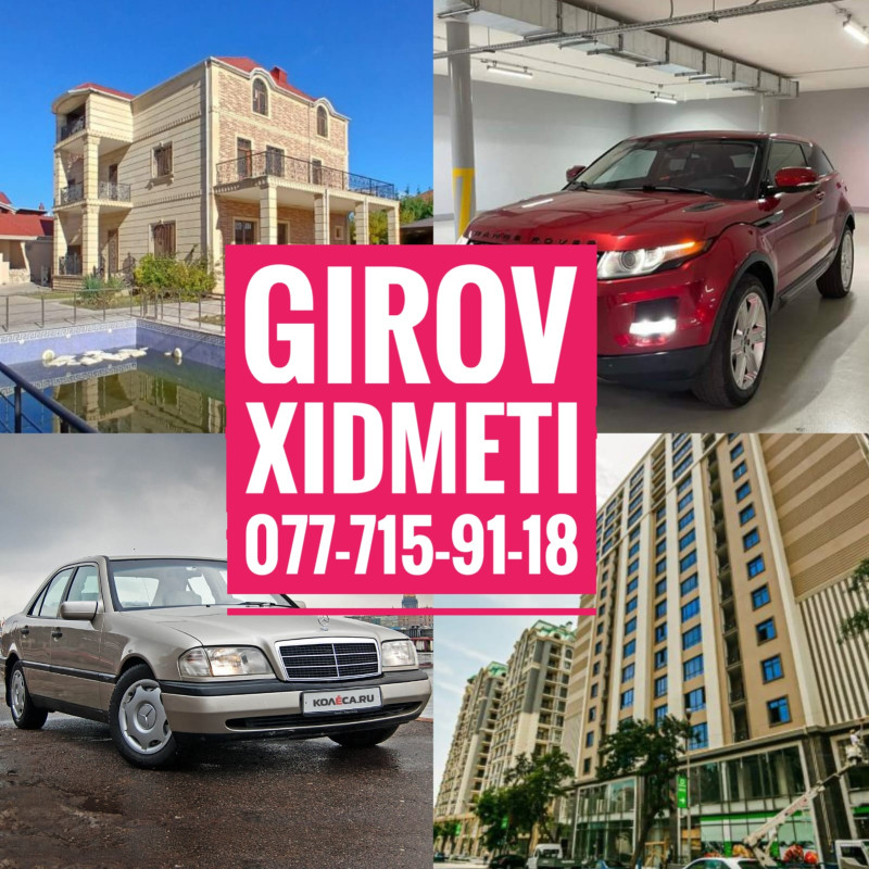 Dasinmaz Emlaklarinizin ve Avtomobillerinizin Girovu