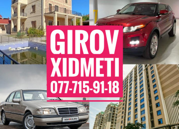 Dasinmaz Emlaklarinizin ve Avtomobillerinizin Girovu