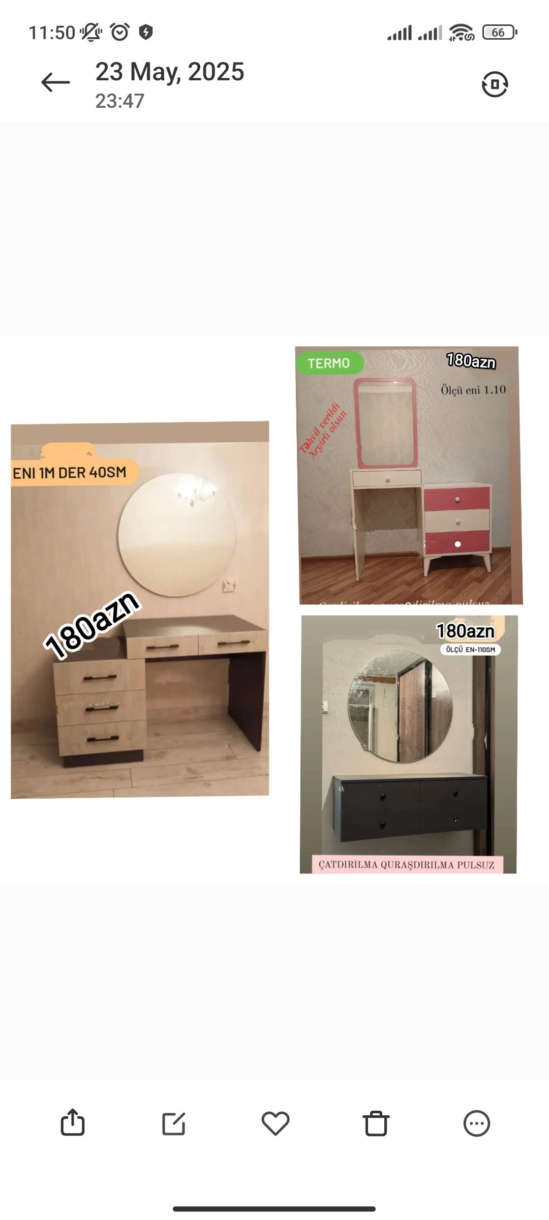 Termo Sifarişlə hazırlanır Rəng seçimi var Qiymət 180azn