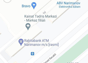 Nərimanovda metrosuna yaxın ərazidə yerləşən özəl "KAİNAT"