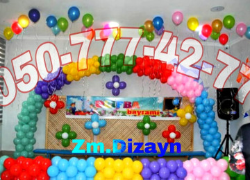 Helium şarlar. Helium şar dekoru. Online shar zakazi.