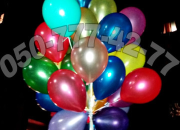 Helium şarlar. Helium şar dekoru. Online shar zakazi.