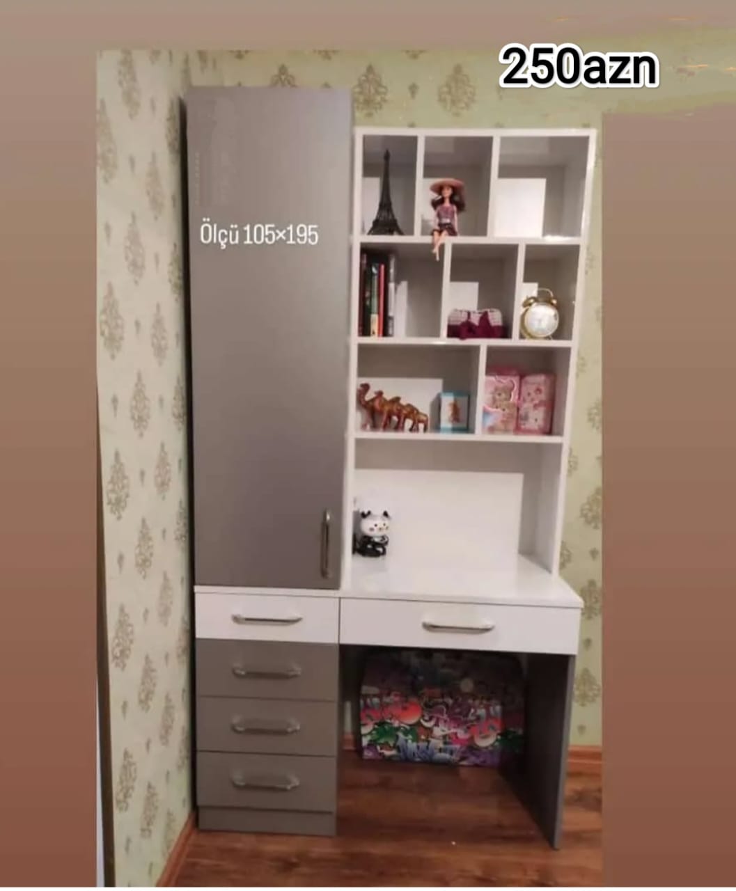 Yazı stolu Sifarişlə hazırlanır Rəng seçimi var Ölçü