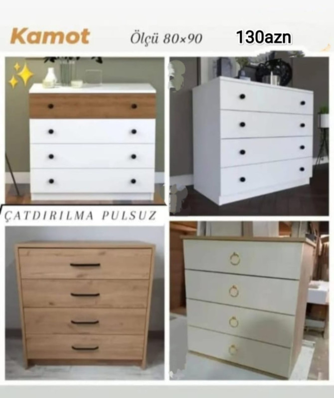 Kamod Kamod Sifarişlə hazırlanır Rəng seçimi var Ölçü 80/90/40sm