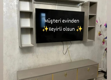 Tv stend Sifarişlə hazırlanır Rəng seçimi var Ölçü 180sm