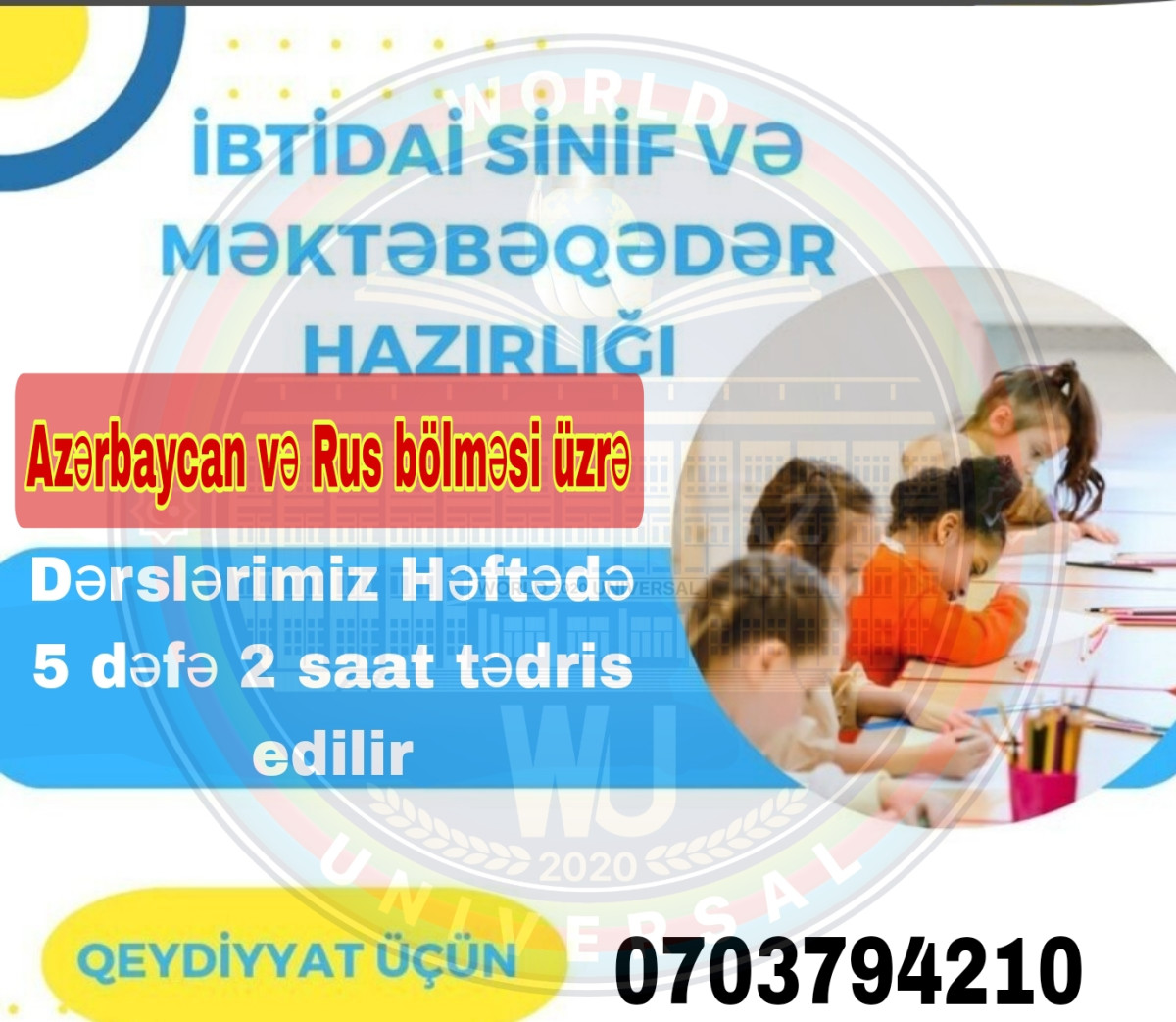 Məktəbəqədər və İbtidai sinif hazırlığı Daha 1 il sonunun uğurlarına imza atdı 18 ilin pedaqoqu