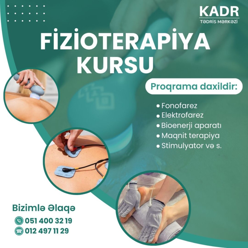 FİZİOTERAPİYA KURSU 🔺FİZİOTERAPİYA KURSU❗ 🔴 Qeydiyyat başladı❗ ▪️ Fizioterapiya
