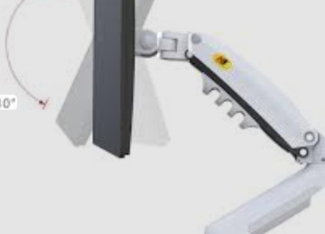 17 leddən 30 ledə kimi monitorlar üçün stolüstü hərəkətli