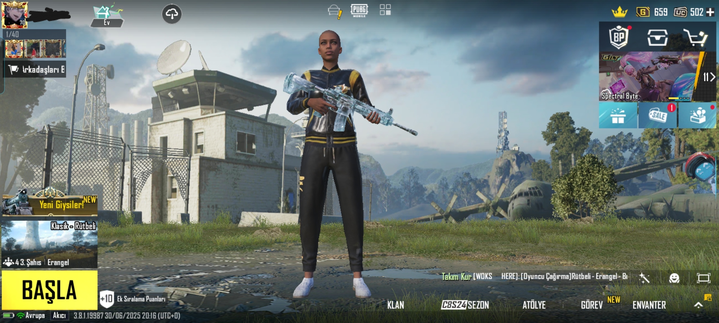 📢 PUBG Mobile Hesabı Satılır 🎮 Level 70 – Hazırda Fatih