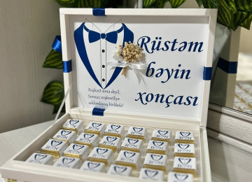 Bey konfet xoncalari sifarislə hazirlanir.Sifarisler bir