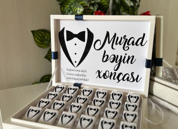 Bey konfet xoncalari sifarislə hazirlanir.Sifarisler bir