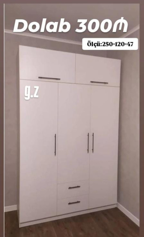 Dolab *Dolab 3 qapılı✔️ 300Azn* ✔️İstehsal Rusiya Laminat 18/lik
