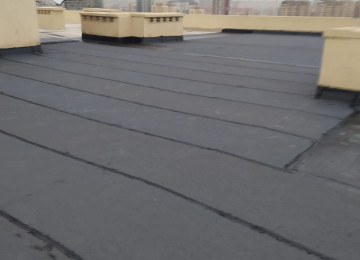 Yüksək ixtisaslı dam örtüyü ustası tol və rubroidlə ev,