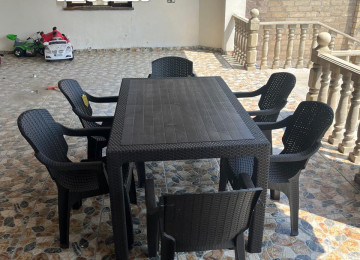 Plastik stol dəsti Türkiyə istehsalı Anbardan birbaşa satış