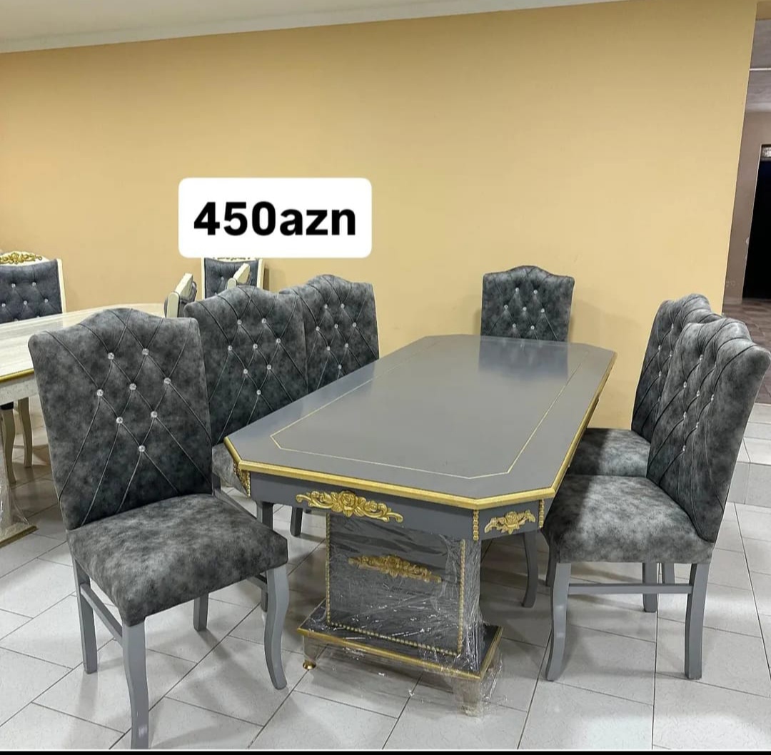 Masa və oturacaqlar Sifarişlə hazırlanır Rəng seçimi var