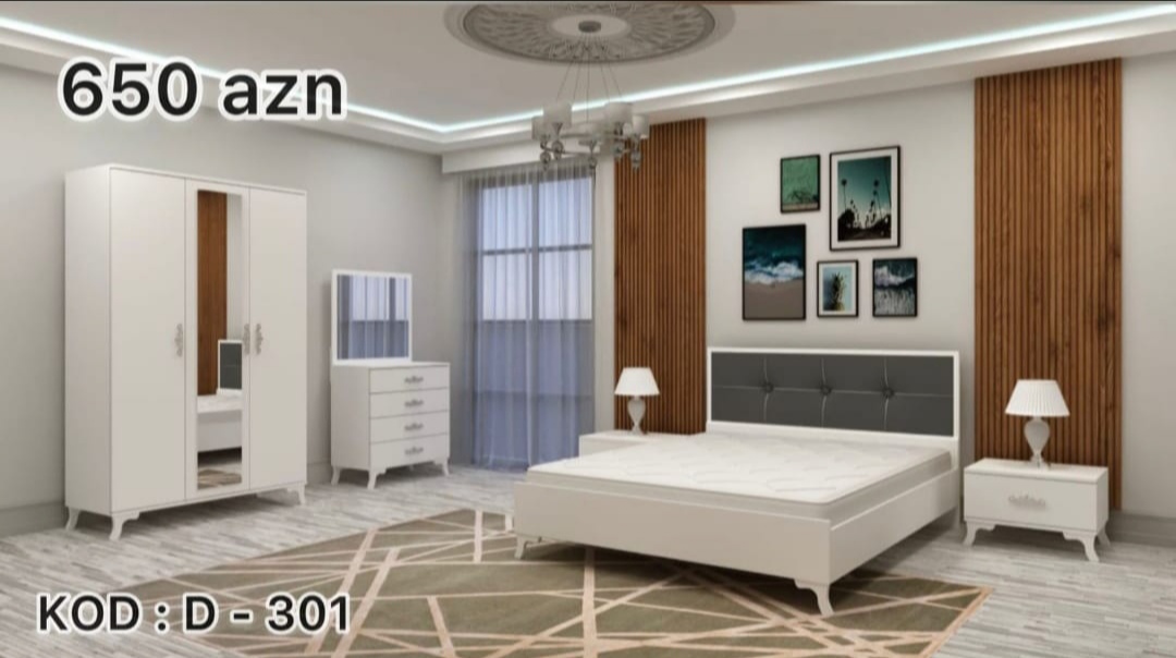 Yataq mebeli Sifarişlə hazırlanır Rəng seçimi var Matras