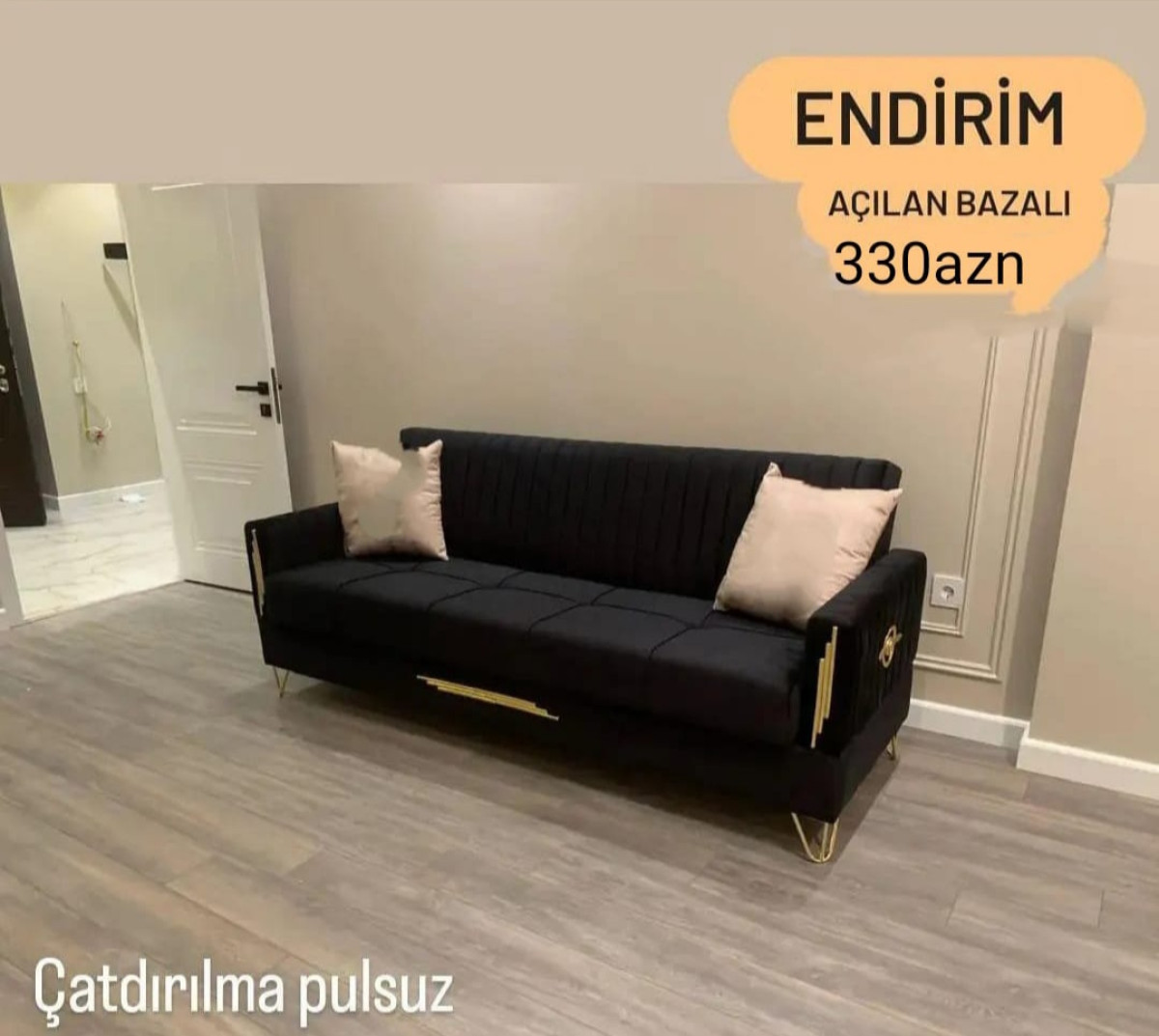 Sadə divan Sadə divan Sifarişlə hazırlanır Rəng seçimi var Açılır,