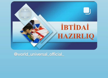 Подготовка к школе. Məktəbəqədər hazırlığı İbtidai sinif