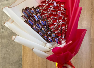 Kinder buketleri;Istenilen formada ve olcude kinder