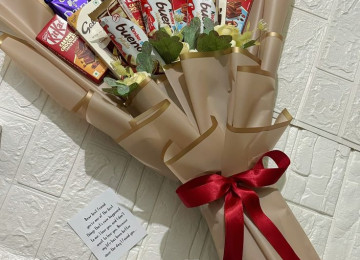 Kinder buketleri;Istenilen formada ve olcude kinder