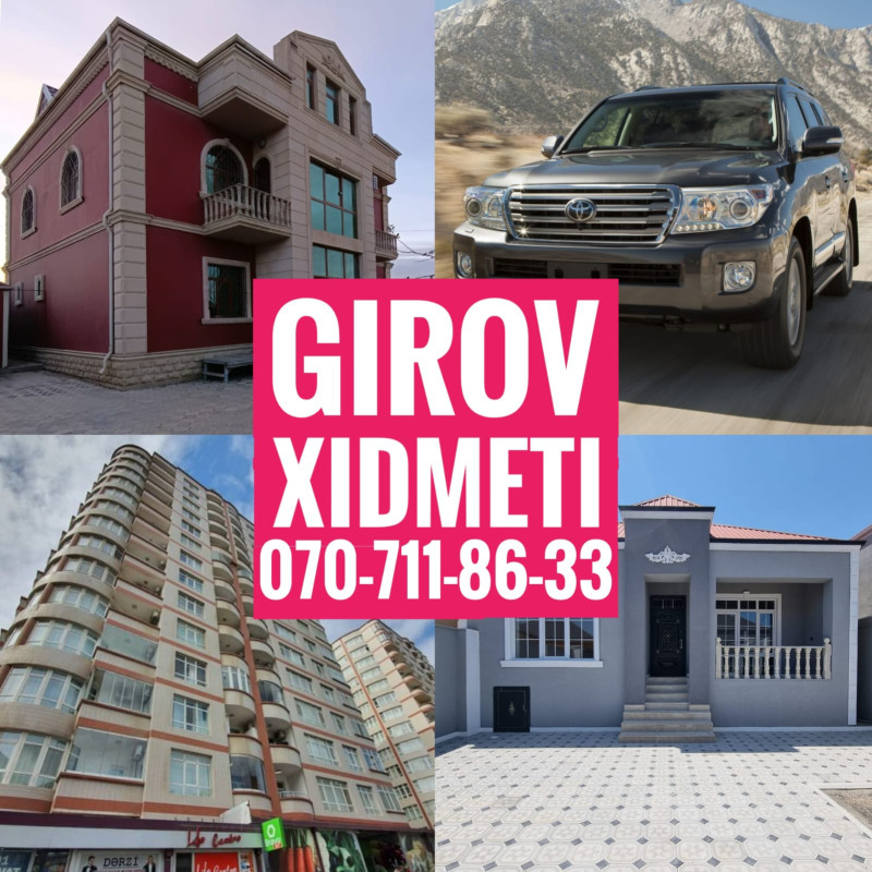 Dasinmaz Emlaklarinizin ve Avtomobillerinizin Girovu