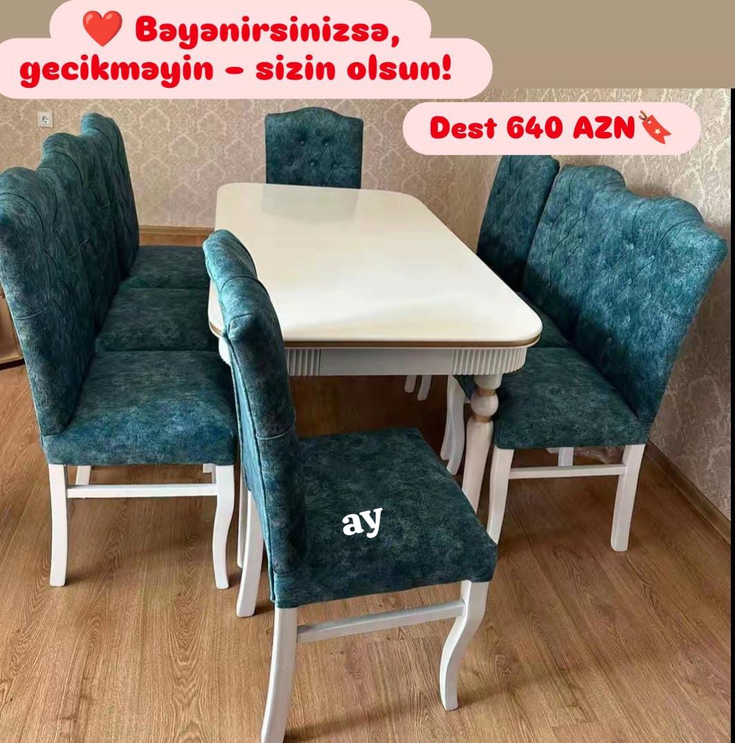 MDF masa ölçü 90×160×2+8 oturacaq ✅ Parça seçimi mövcuddur