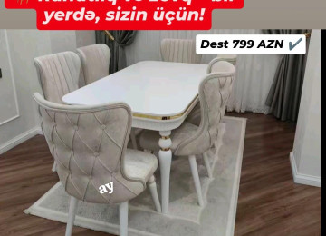 MDF masa ölçü 90×160×2+6 oturacaq ✅ Parça seçimi mövcuddur