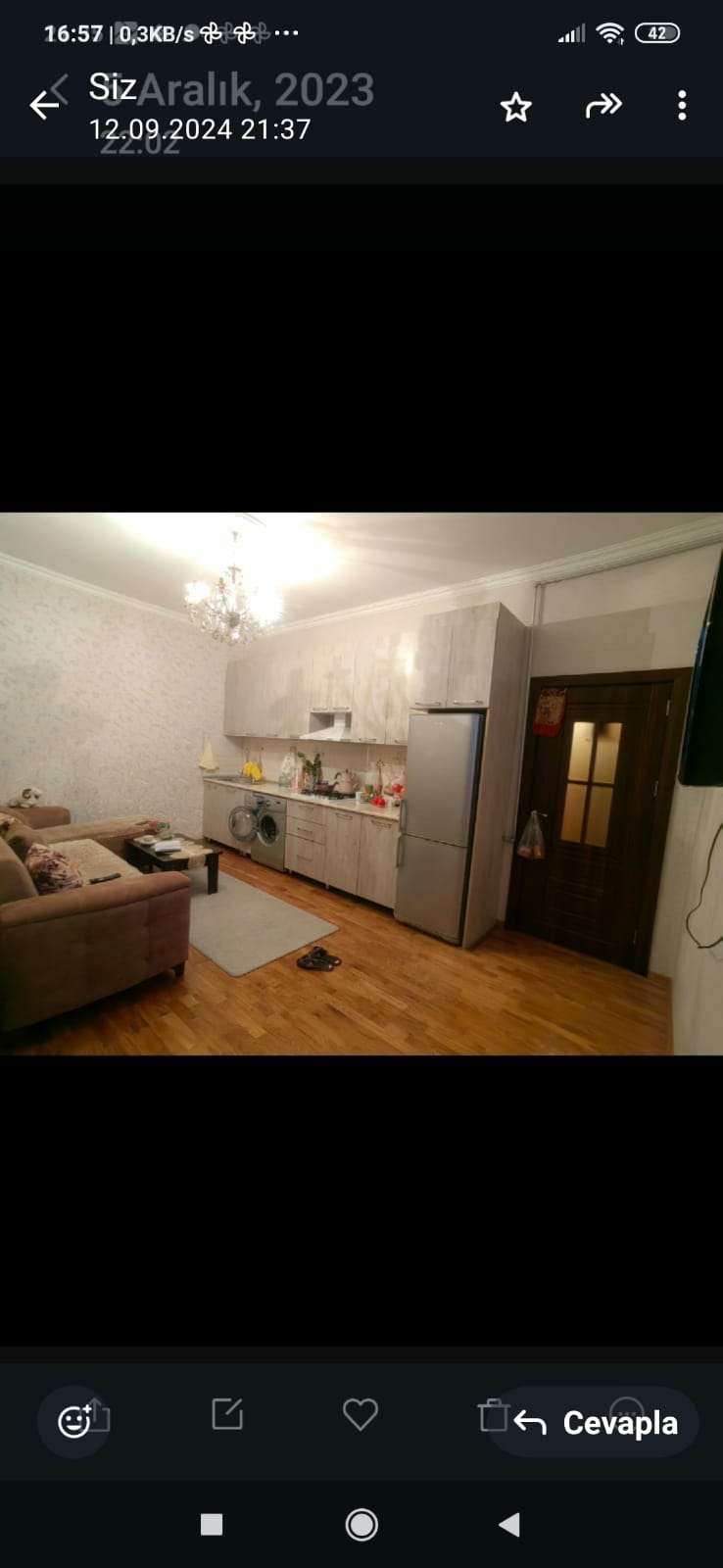 Xlrdalan Kirsdal Abseron 1 de 1 otaq 2 ye olmus Menzil
