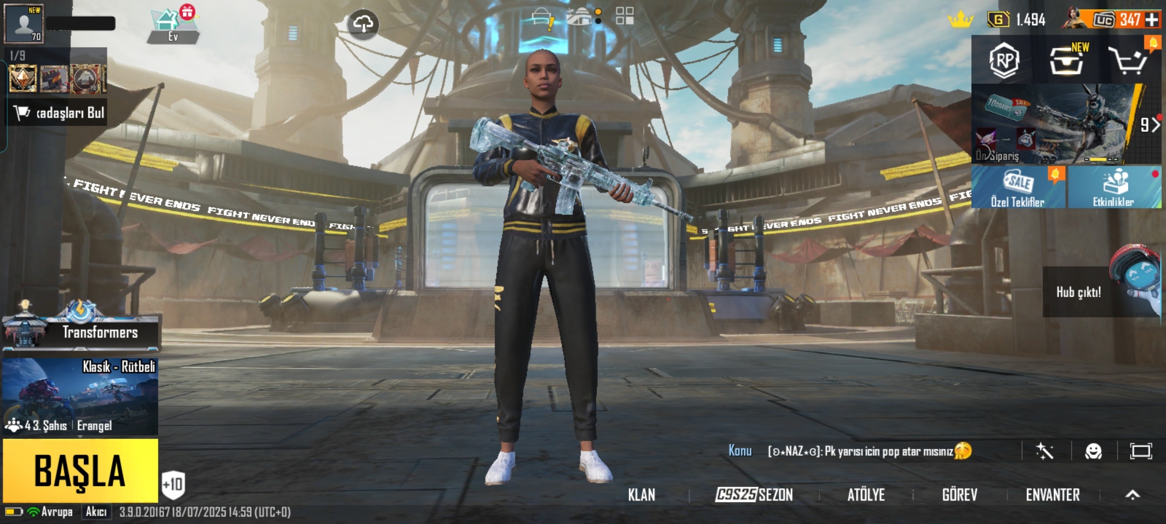 PUBG Mobile Hesabı Satılır — Yüksəldilə Bilən Silahlar + 5