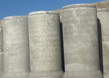 Şəkildəki bütün beton konstruksiyalar zavodumzda istehsal