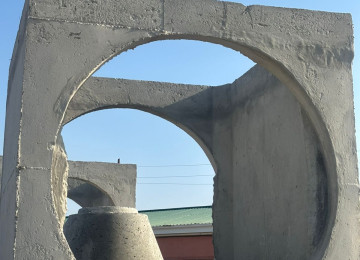 Şəkildəki bütün beton konstruksiyalar zavodumzda istehsal