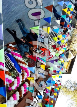 Bayraqlar decor. Bayraglarla bezedilmeler. Bayraqlar.