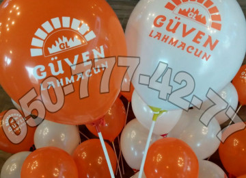 Helium və adi şarlarla bəzədilmə. Decor shar dizayn