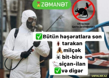 DEZİNFEKSİYA, DEZİNSEKSİYA VƏ DERATİZASİYA XƏTMƏDLƏRİ BÖYÜK
