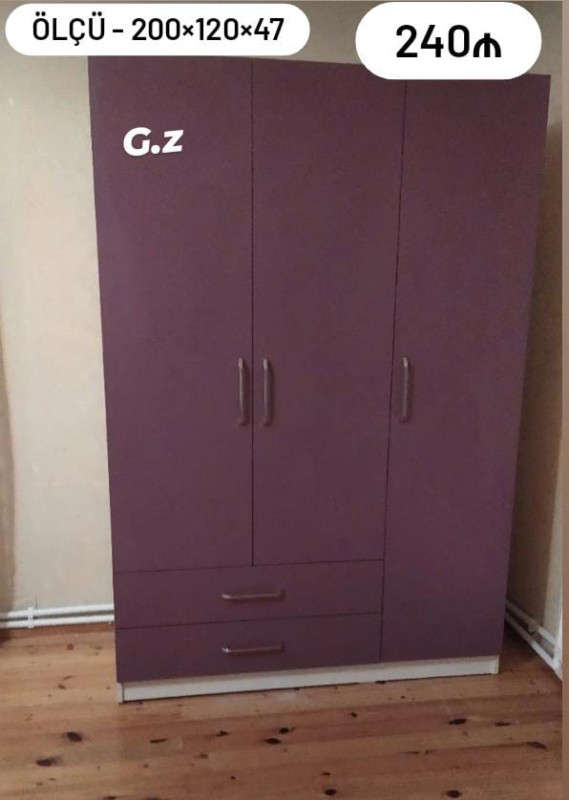 Dolab *Dolab 3 qapılı 240Azn* *İstehsal Rusiya Laminat 18/lik