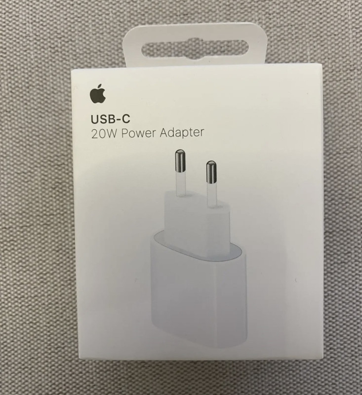 APPLE orginal başlıq və kabel ORİJİNAL APPLE BAŞLIQ + KABEL EU versiya – Type-C 20W USB-C