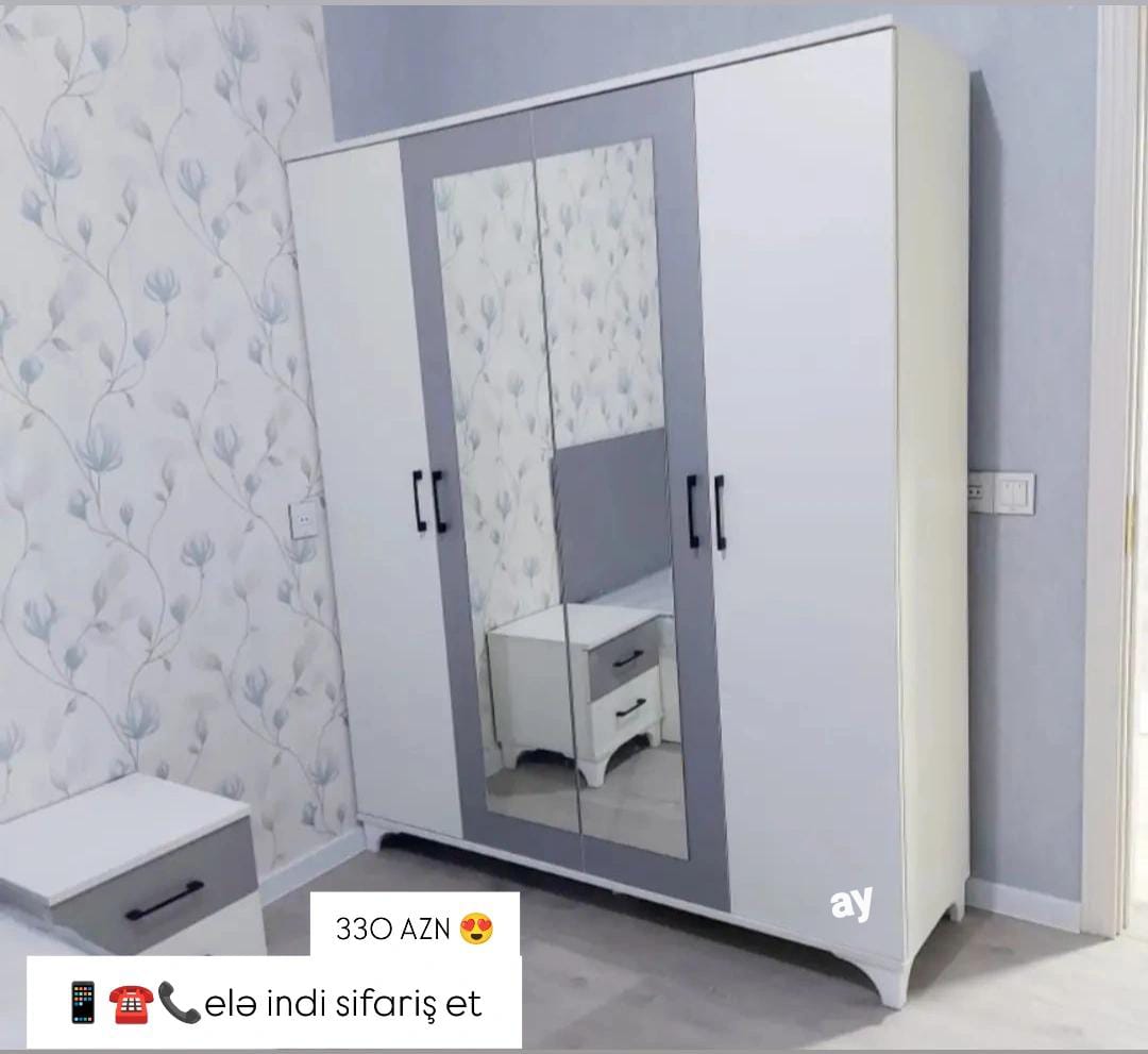 T ✨*4Qapılı Dolab* – Sifarişlə Hazırlanır✨ 🔹 Yeni model 🔹