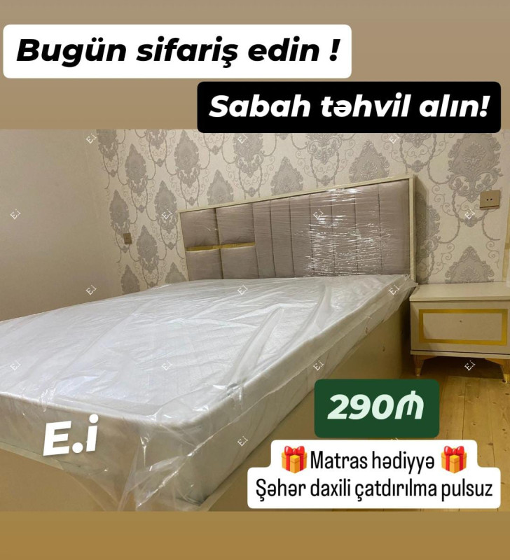 *Taxt / 2 Nəfərlik Çarpayı 290Azn💥* *💥Endirim 3 Gün 💥* ✔️