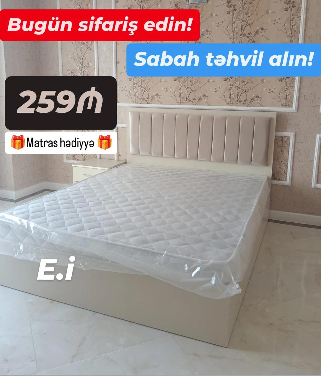 *Taxt / 2 Nəfərlik Çarpayı 259Azn💥* *💥Endirim 3 Gün 💥* ✔️
