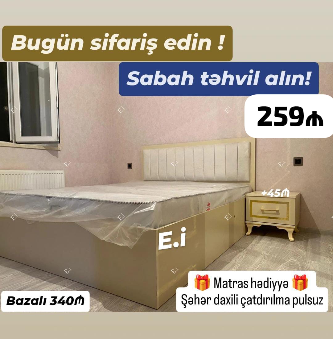*Taxt / 2 Nəfərlik Çarpayı 259Azn💥* *💥Endirim 3 Gün 💥* ✔️