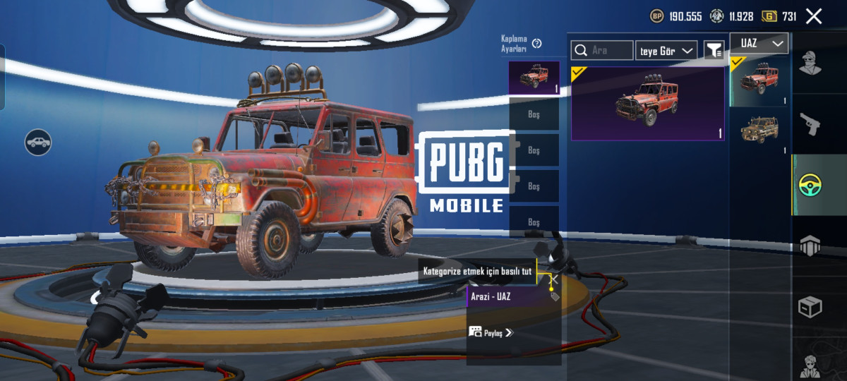 Pubg mobile PUBG MOBILE HESAB SATILIR — S2, 13 YÜKSƏLDİLƏ BİLƏN SİLAH,