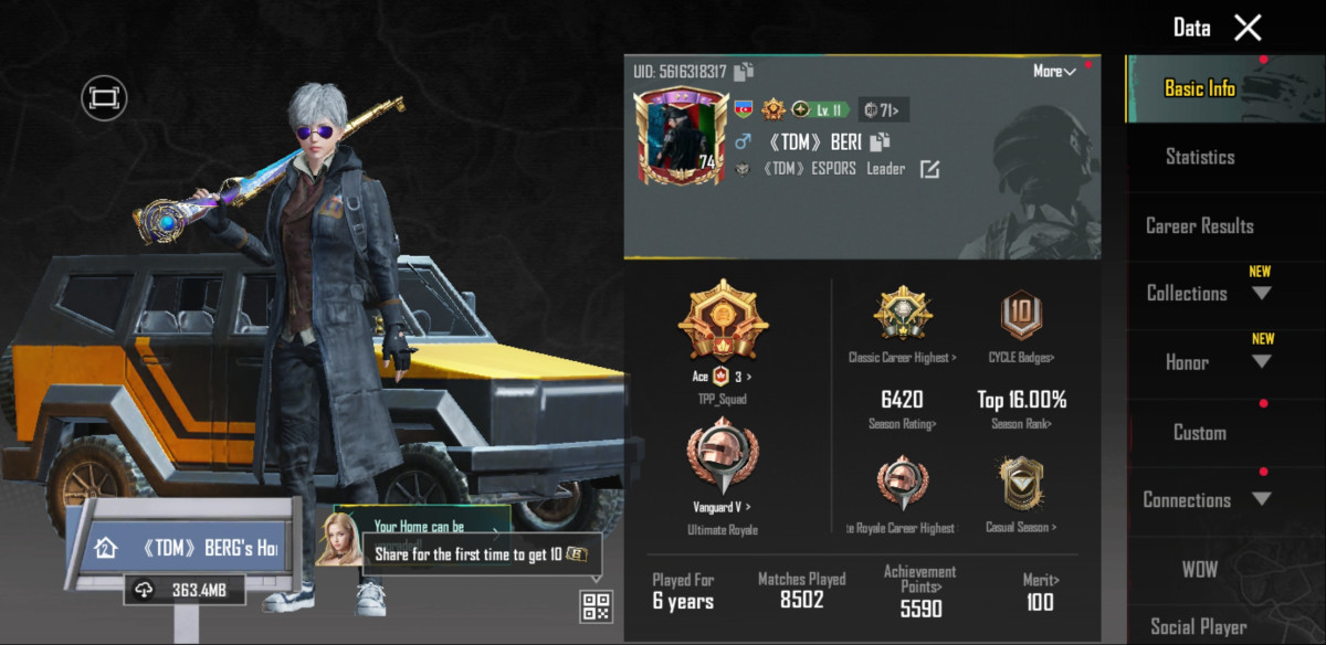 Pubg hesabi Pubg hesabi satilir 44 kolesiyon 74 level 26 destansi 1+