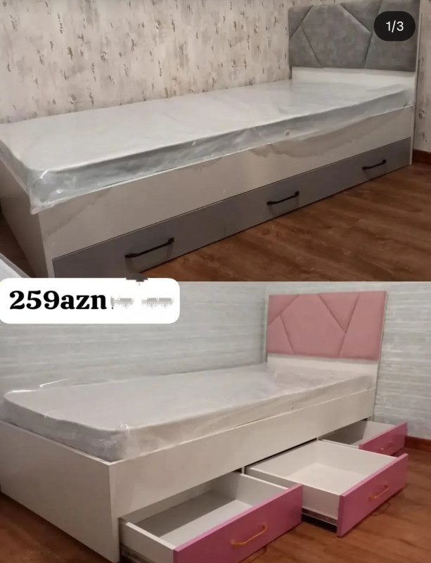 Siyirməli çarpayı Sifarişlə hazırlanır Rəng seçimi var Ölçü