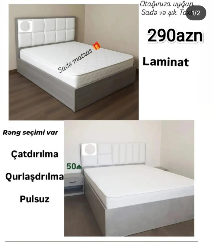 Taxt Sifarişlə hazırlanır Rəng seçimi var Matras hədiyyə