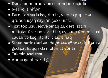 Onlayn dərslərimiz sentyabrdan başlayır Dərs zoom proqramı