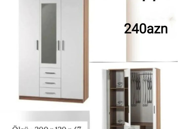 3Qapili dolab Sifarişlə hazırlanır Rəng seçimi var Ölçü